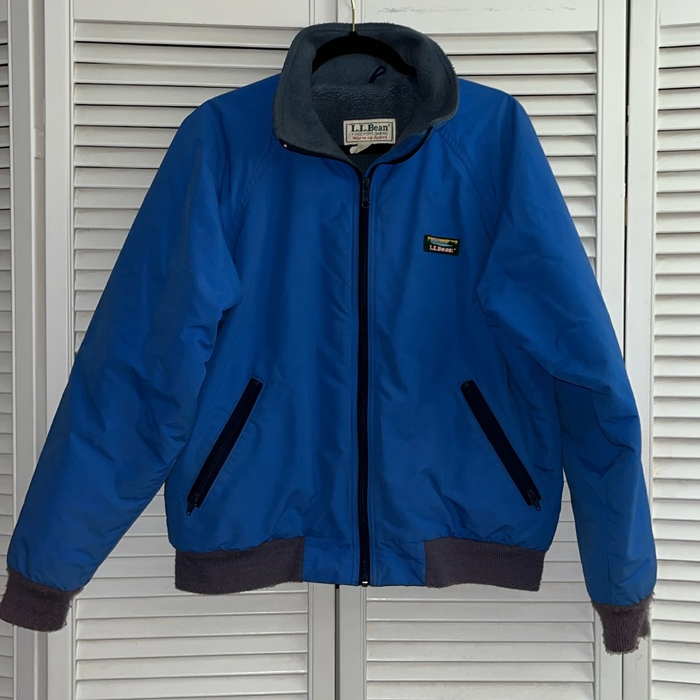 L.L. Bean men’s vintage warm-up jacket